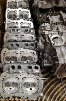 VW WBX cylinder heads